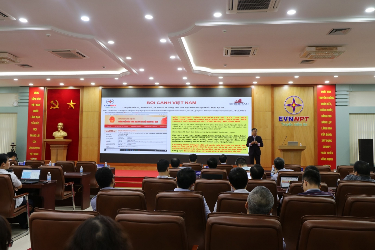 Chương trình đào tạo nhận thức về chuyển đổi số của EVNNPT