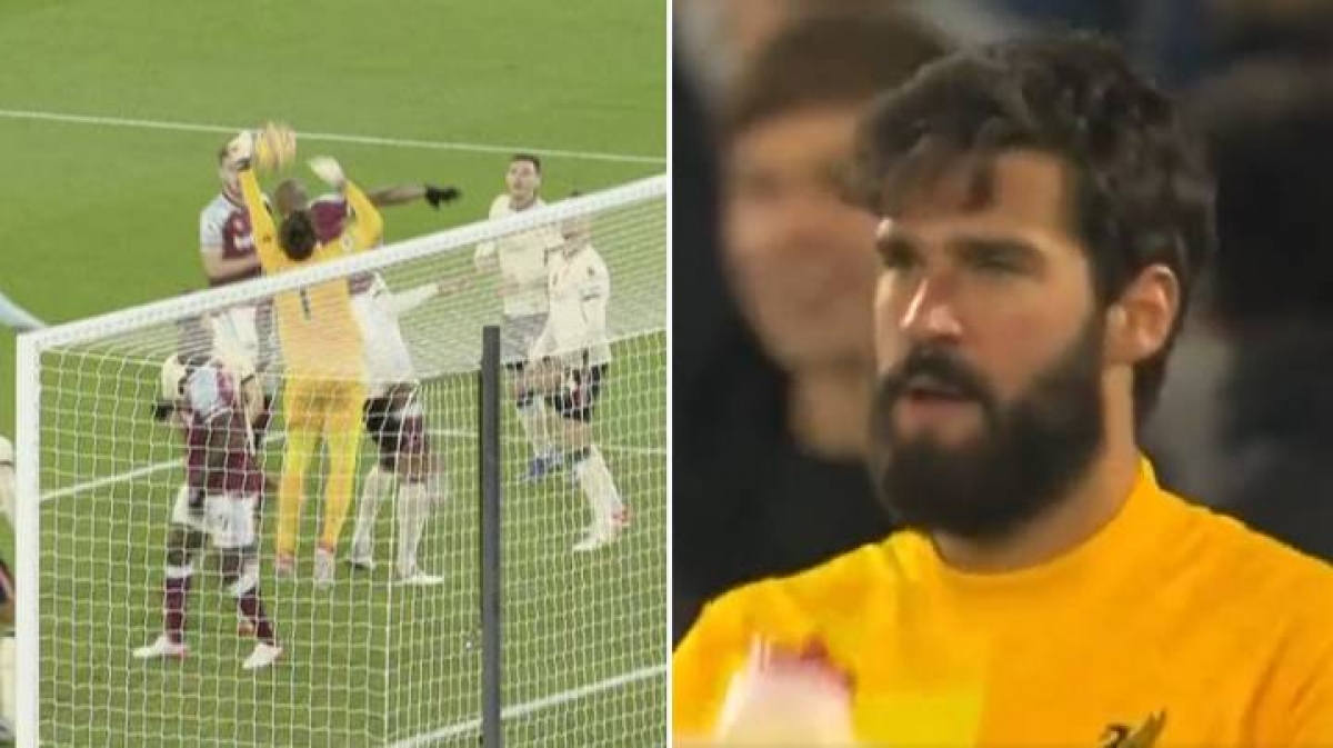 Pha đẩy bóng vào khung thành đội nhà của thủ môn Alisson Becker (Ảnh: Internet)