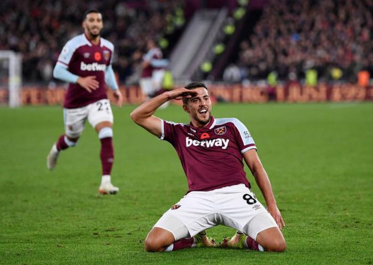 Pablo Fornals đưa West Ham vươn lên dẫn 2-1 (Ảnh: Internet)