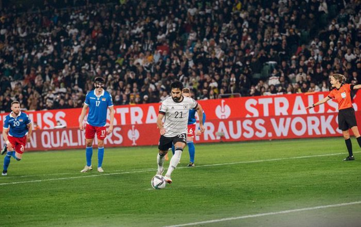 Ilkay Gundogan mở màn cho chiến thắng đậm đà của Đức (Ảnh: Internet)