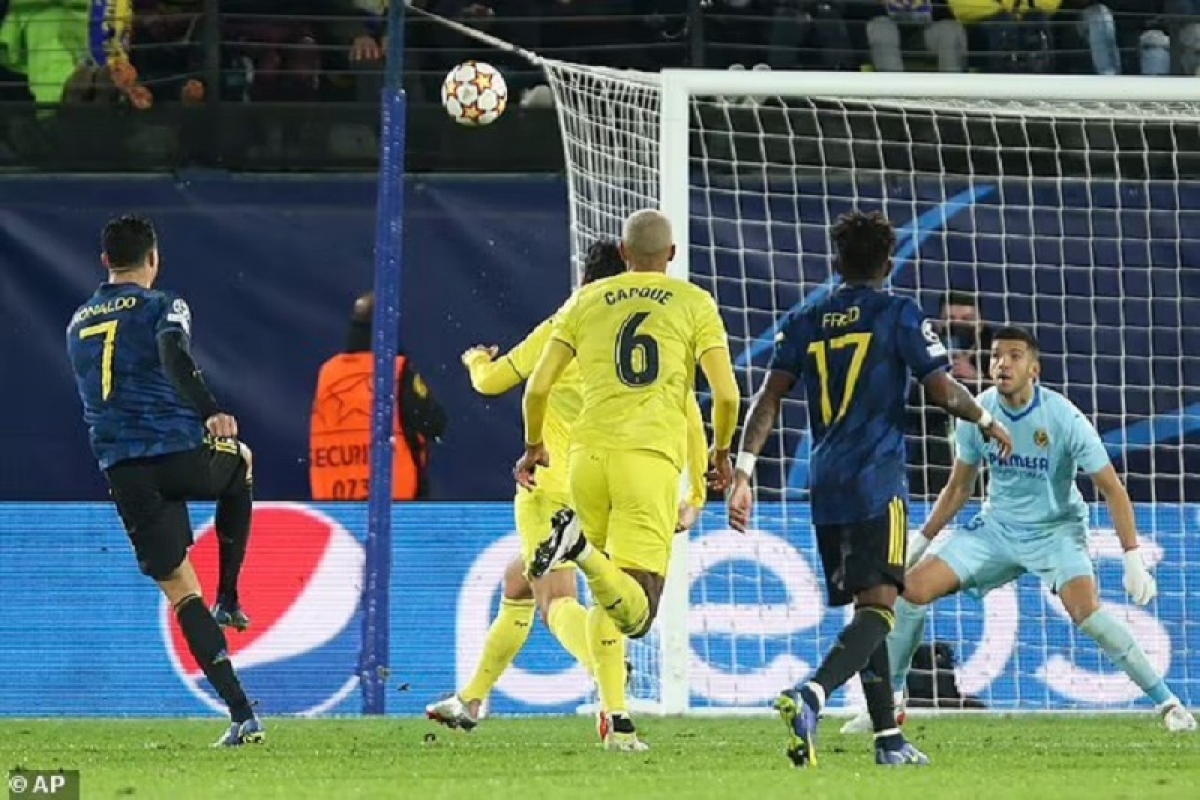 Ronaldo ghi bàn mở tỷ số trận đấu trước Villarreal