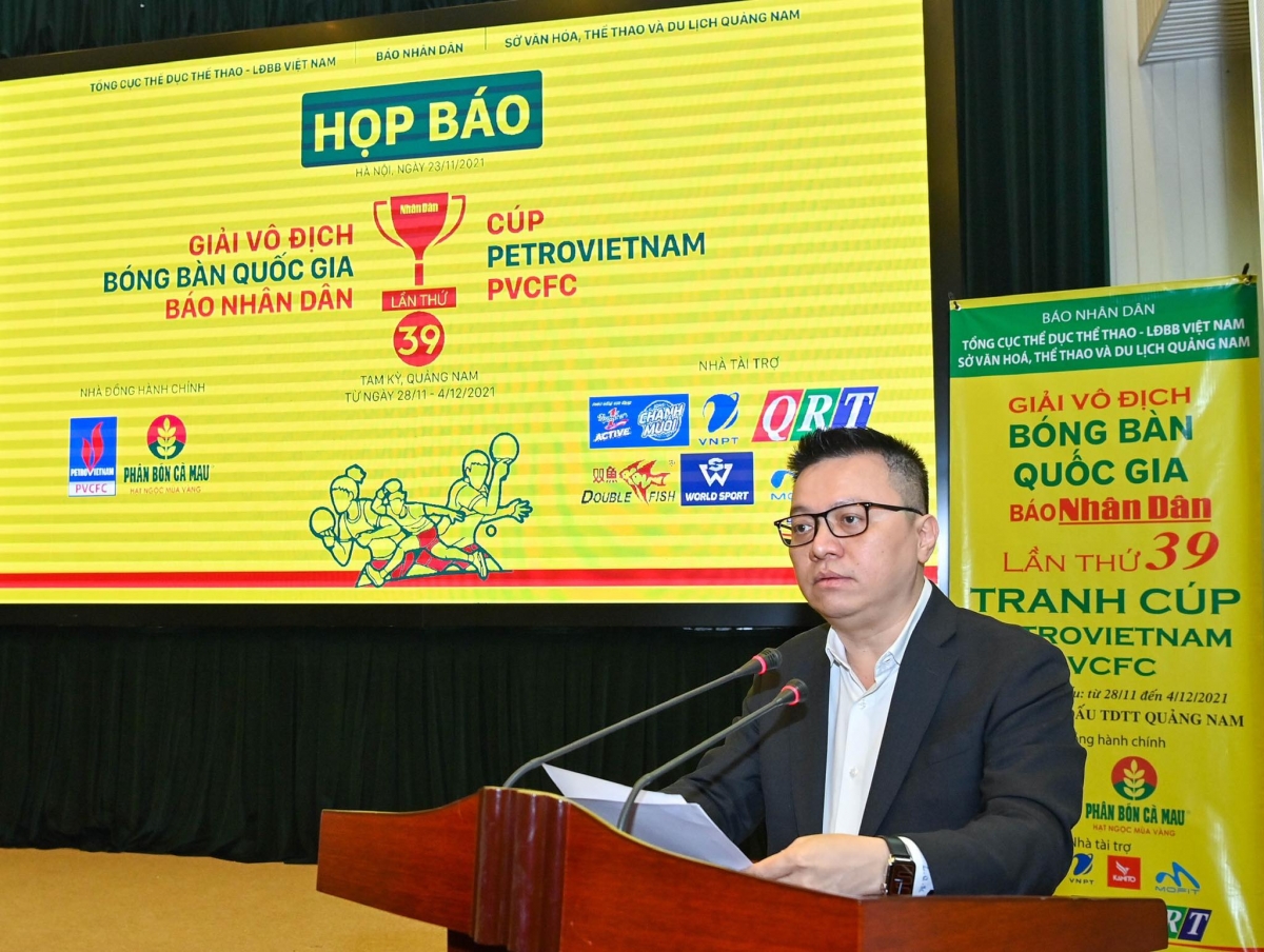 Ông Lê Quốc Minh - Tổng biên tập báo Nhân dân