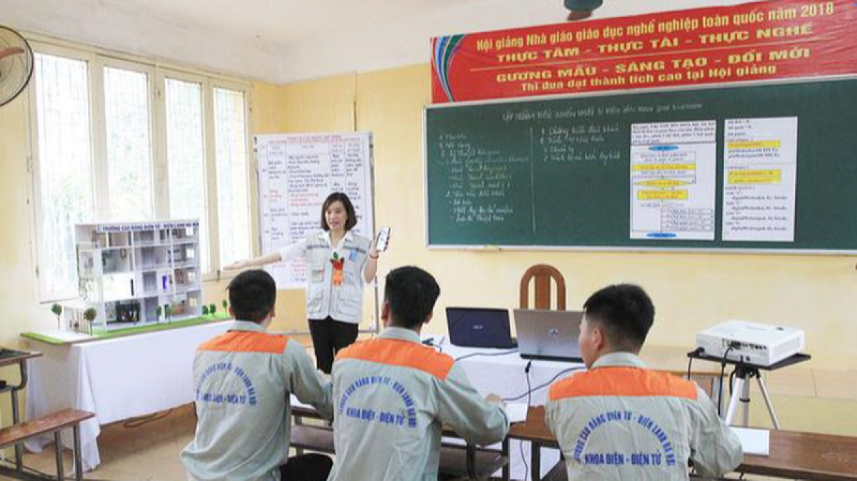 Đội ngũ nhà giáo các trường nghề đóng vai trò quan trọng trong việc đào tạo, bồi dưỡng nguồn nhân lực chất lượng cao, đáp ứng yêu cầu của xã hội.