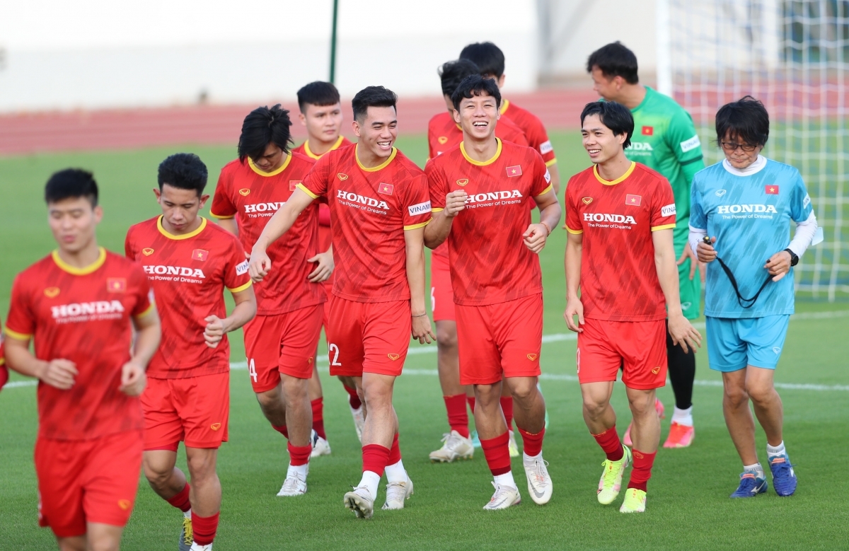 Tuyển Việt Nam đang trong chuyến tập huấn tại Bà Rịa - Vũng Tàu nhằm chuẩn bị cho AFF Cup 2020