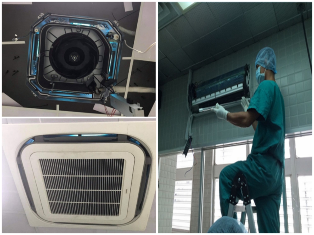 Dự án “Tích hợp đèn UVC vào máy lạnh để diệt virus và vi khuẩn” đã được lắp đặt tại Bệnh viện Chợ Rẫy năm 2021.