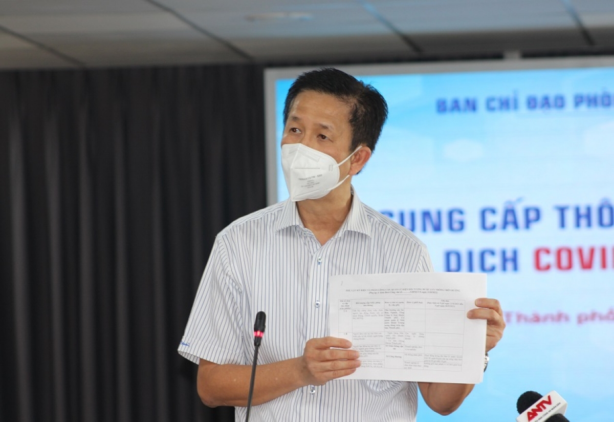 Ông Phạm Đức Hải, Phó trưởng Ban Chỉ đạo phòng, chống dịch Covid-19 TP.HCM