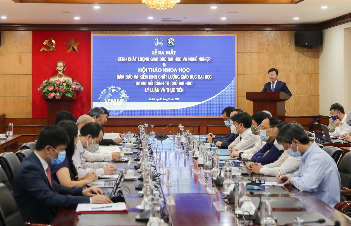 Toàn cảnh Lễ ra mắt kênh Chất lượng giáo dục đại học và nghề nghiệp