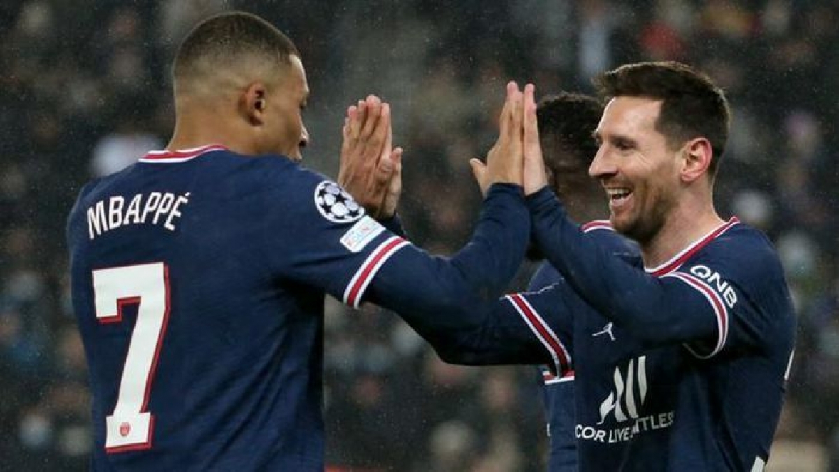 Bộ đôi Mbappe và Messi cùng nhau tỏa sáng (Ảnh: Internet)