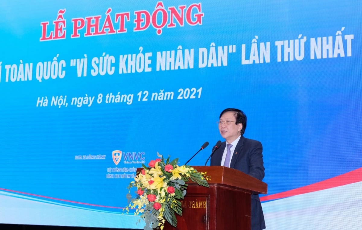 Ông Hồ Quang Lợi - Phó chủ tịch Thường trực Hội Nhà báo Việt Nam phát biểu