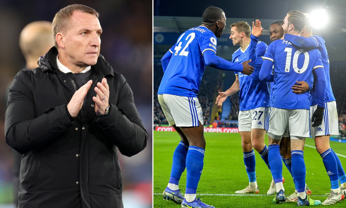 HLV Brendan Rodgers cho rằng, các cầu thủ Leicester đã chơi một trận đấu hay (Ảnh: Internet)