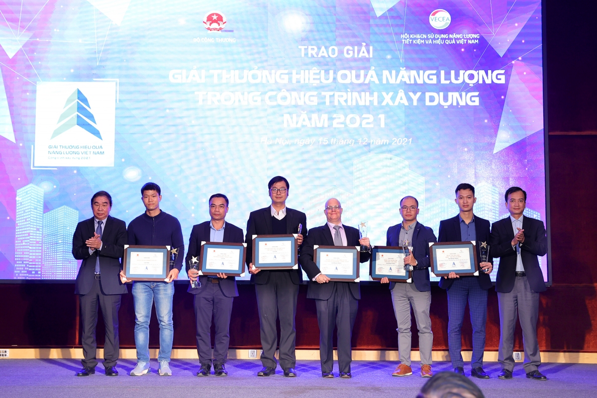 Các đơn vị đạt giải Hiệu quả năng lượng trong công trình xây dựng năm 2021, hạng mục Công trình xây dựng cải tạo