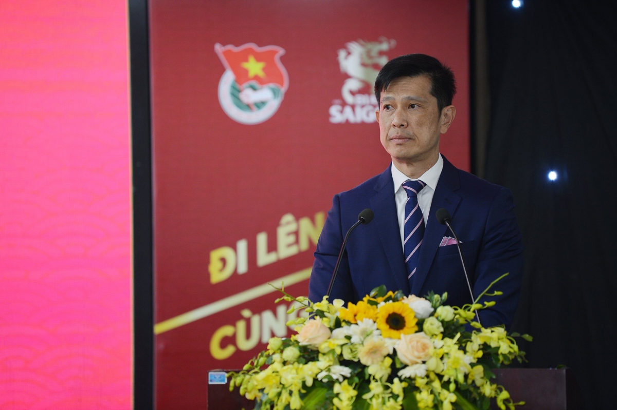 Ông Bennett Neo, Tổng Giám đốc Sabeco phát biểu tại chương trình
