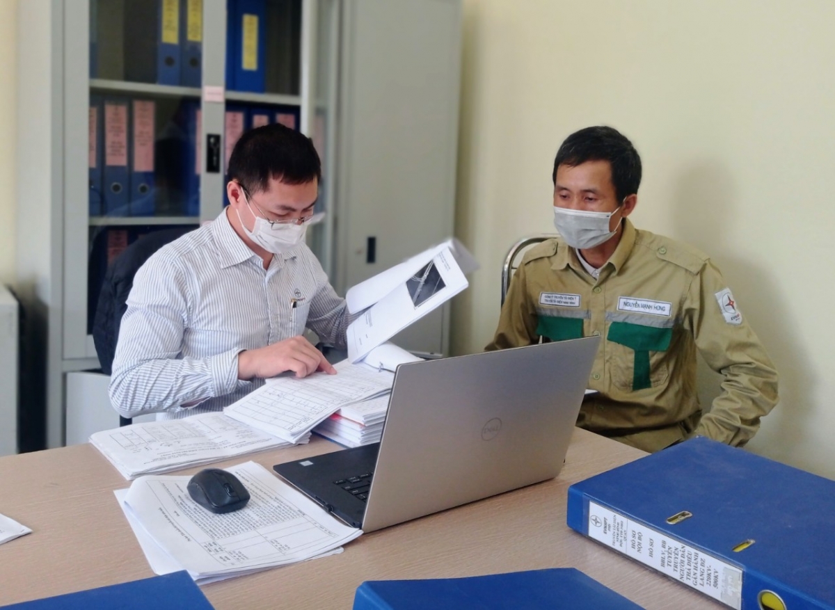 Chấm điểm tại Đội Truyền tải điện Nho Quan, Ninh Bình