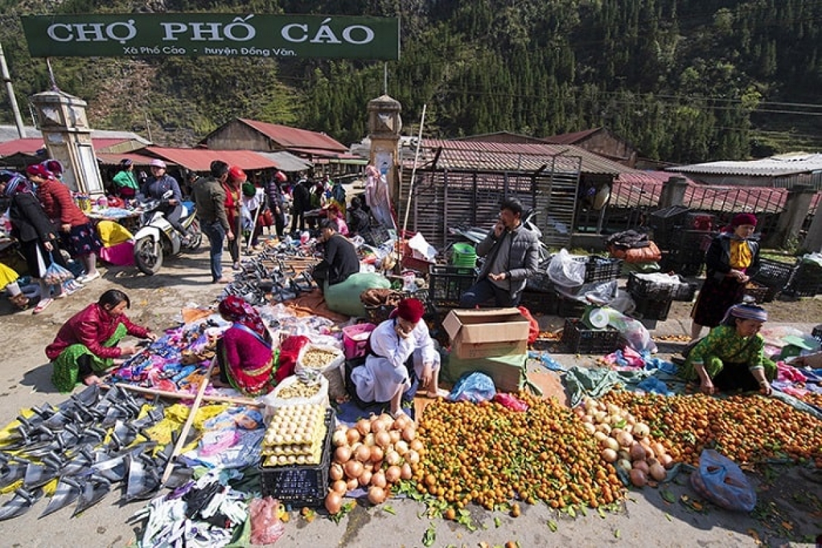 Chợ phiên Phố Cáo, Đồng Văn, Hà Giang