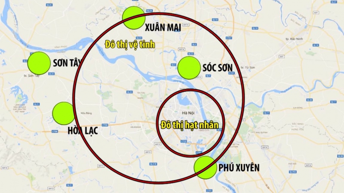 Phát triển đô thị vệ tinh-hướng đi tất yếu của tương lai (Ảnh KT)