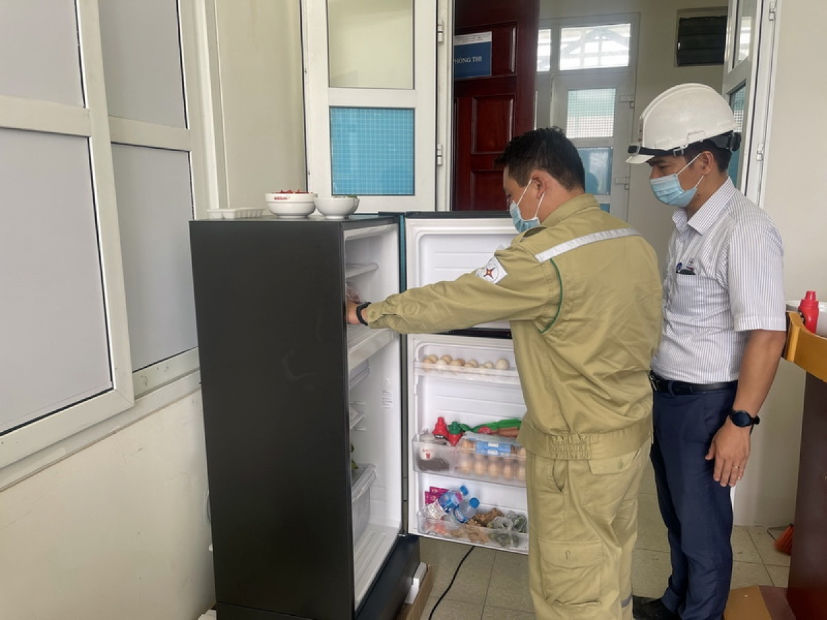 Công tác chuẩn bị lương thực, thực phẩm đảm bảo đời sống CBCNV trong thời gian thực hiện cô lập lực lượng vận hành
