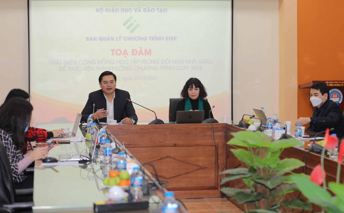 Tọa đàm “Phát triển cộng đồng học tập trong đội ngũ nhà giáo để thực hiện thành công chương trình GDPT 2018”