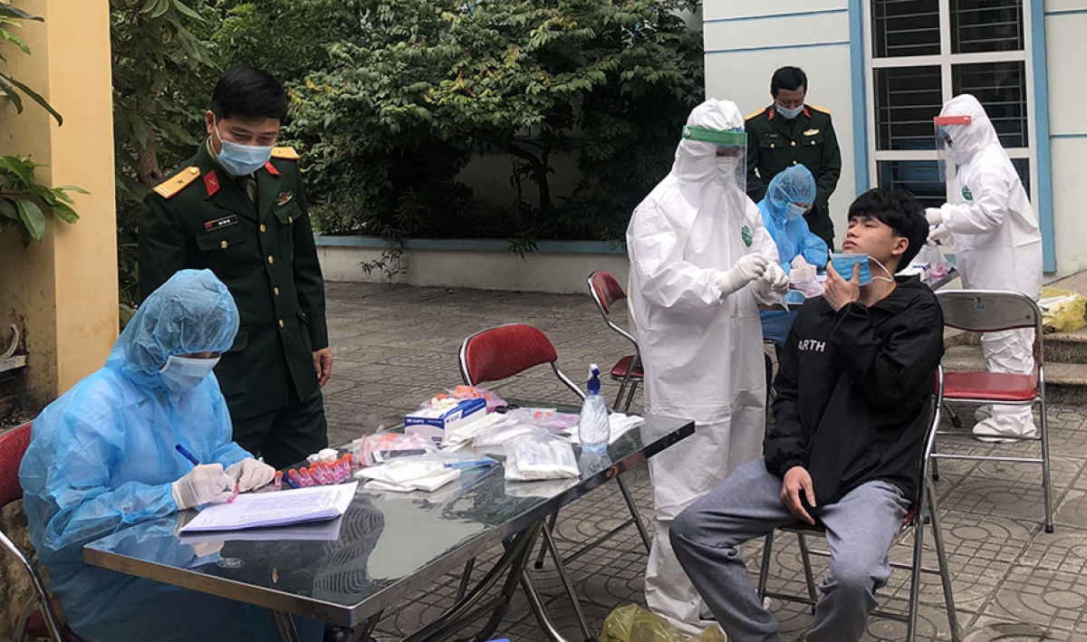 Quy trình tuyển quân đảm bảo thực hiện đúng quy định về phòng, chống dịch bệnh
