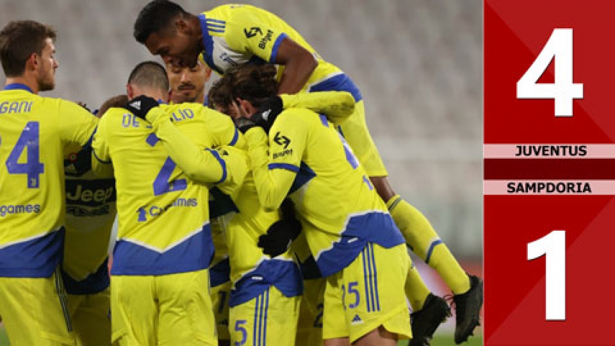Juventus thắng đậm Sampdoria (Ảnh: Internet)