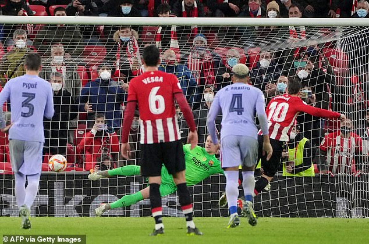 Iker Muniain (số 10) ghi bàn thắng quyết định của trận đấu (Ảnh: Internet)