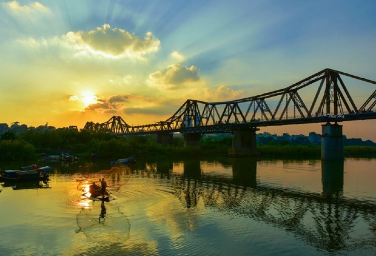 Cầu Long Biên. Nguồn: Sở Thông tin và Truyền thông Hà Nội