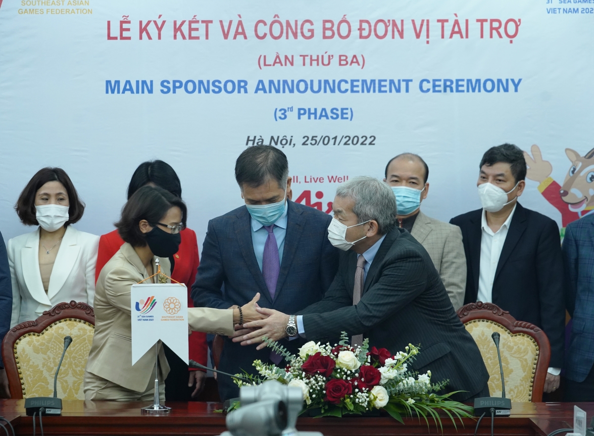 Lễ ký kết và công bố nhà tài trợ SEA Games 31