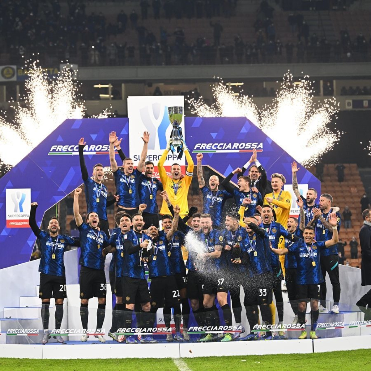 CLB Inter Milan lần thứ 6 giành Siêu cúp Italia