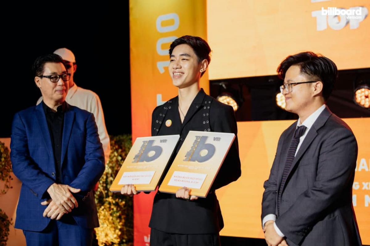 K-ICM tại lễ công bố BXH Billboard Việt Nam. Ảnh: BTC