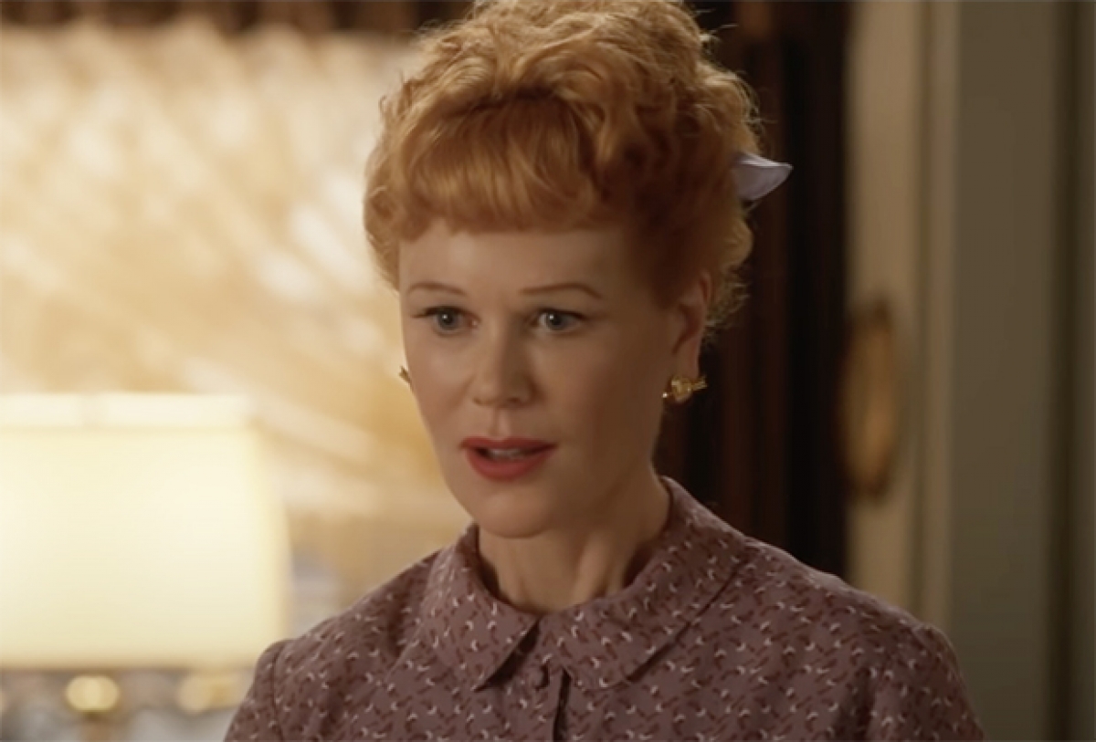 Nicole Kidman hóa thân thành Lucille Ball trong phim "Being the Ricardos".
Ảnh: Indie Wire