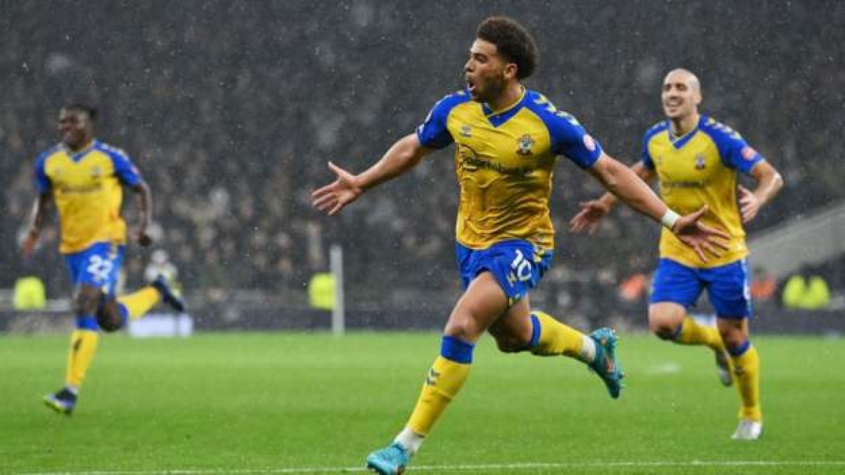 Che Adams ấn định chiến thắng 3-2 cho Southampton (Ảnh: Internet)