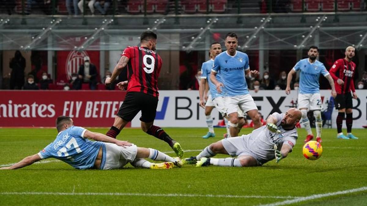 Olivier Giroud góp công lớn trong chiến thắng của AC Milan (Ảnh: Internet)
