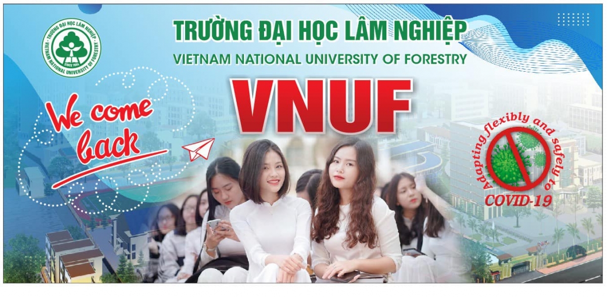 Trường Đại học Lâm nghiệp chào đón sinh viên trở lại học tập trực tiếp