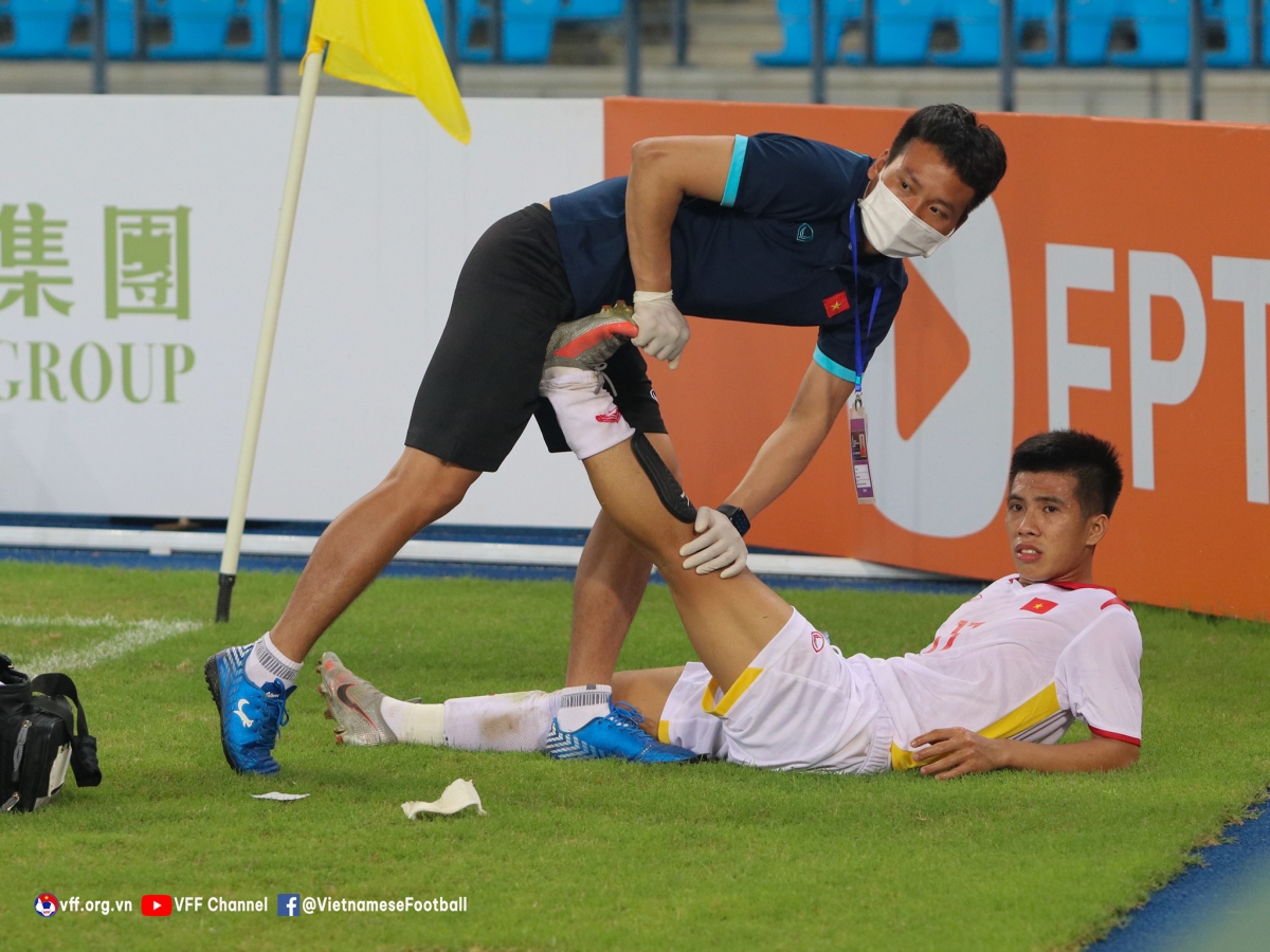 Tuyển U23 Việt Nam thể hiện tinh thần quyết tâm đến cùng ở trận bán kết U23 Đông Nam Á
(Ảnh: VFF)