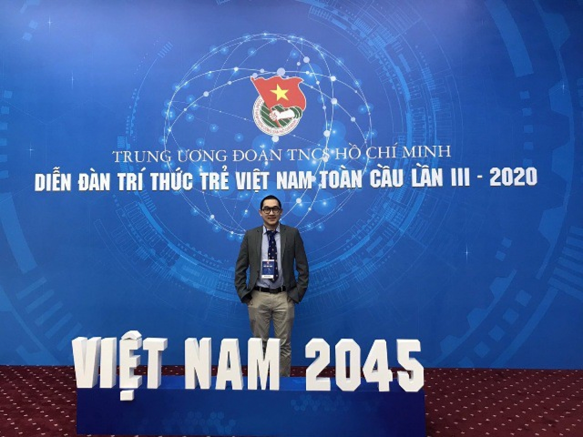 TS. Lê Duy Anh tại Diễn đàn trí thức trẻ năm 2020