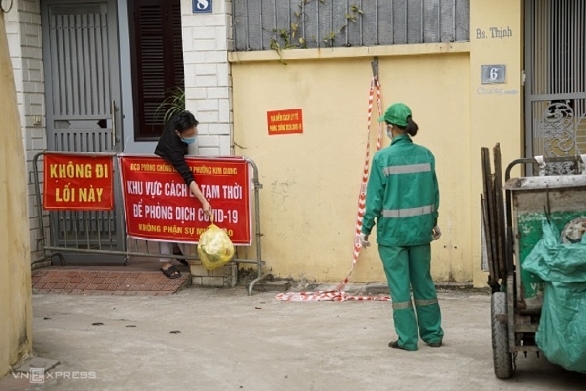 Rác thải của F0 nên cho vào túi màu vàng để cảnh báo đây là rác thải nguy hiểm