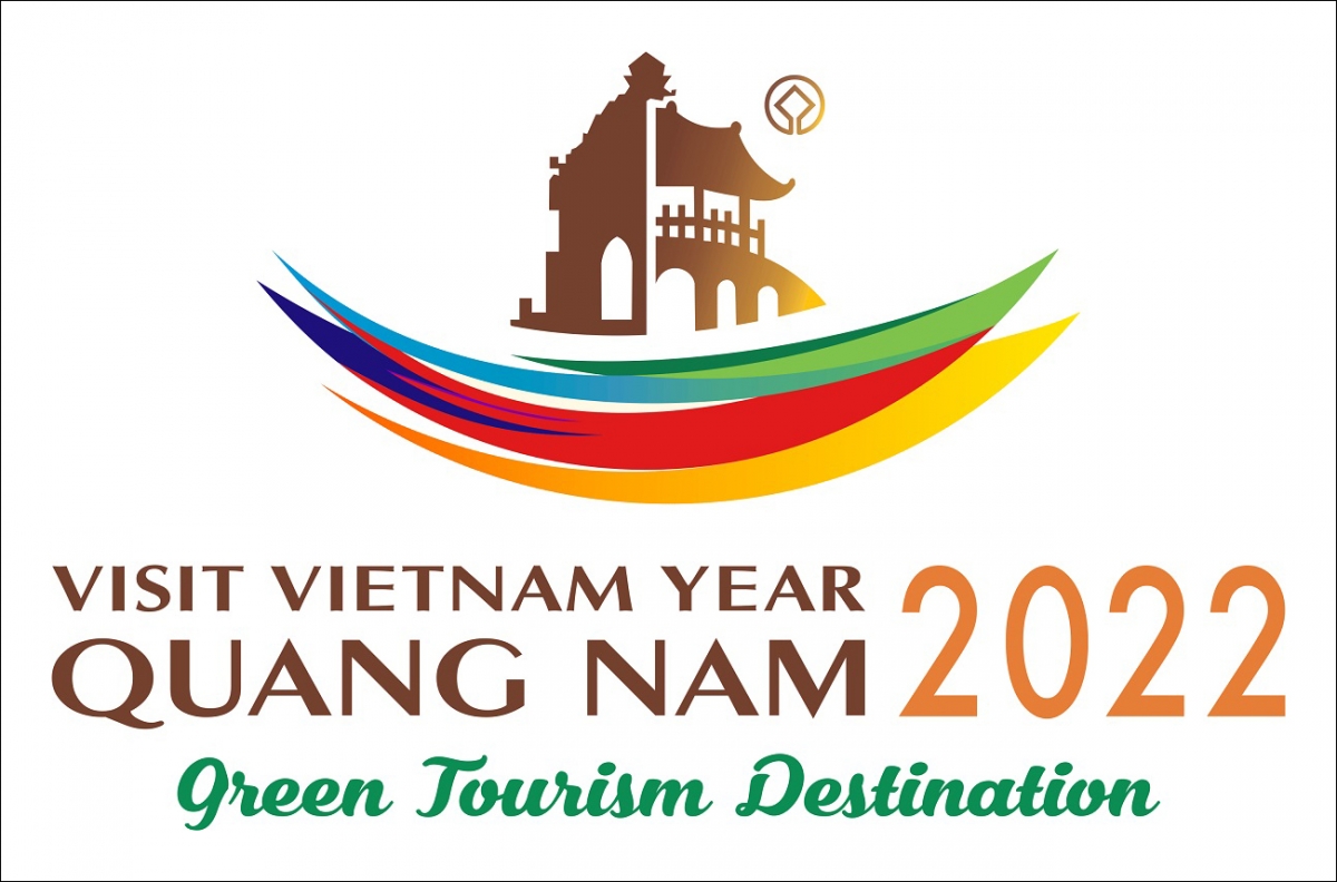 Logo tiếng Anh của Năm Du lịch quốc gia 2022