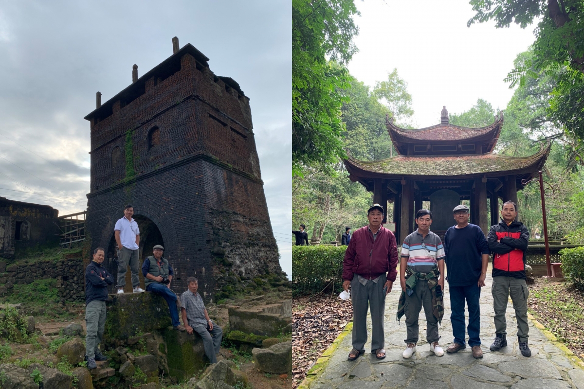 Ở mỗi tỉnh thành được đặt chân đến, ông Quang và 3 người bạn lại tranh thủ khám phá các danh lam thắng cảnh, di tích lịch sử rồi chụp hình, lưu giữ kỷ niệm