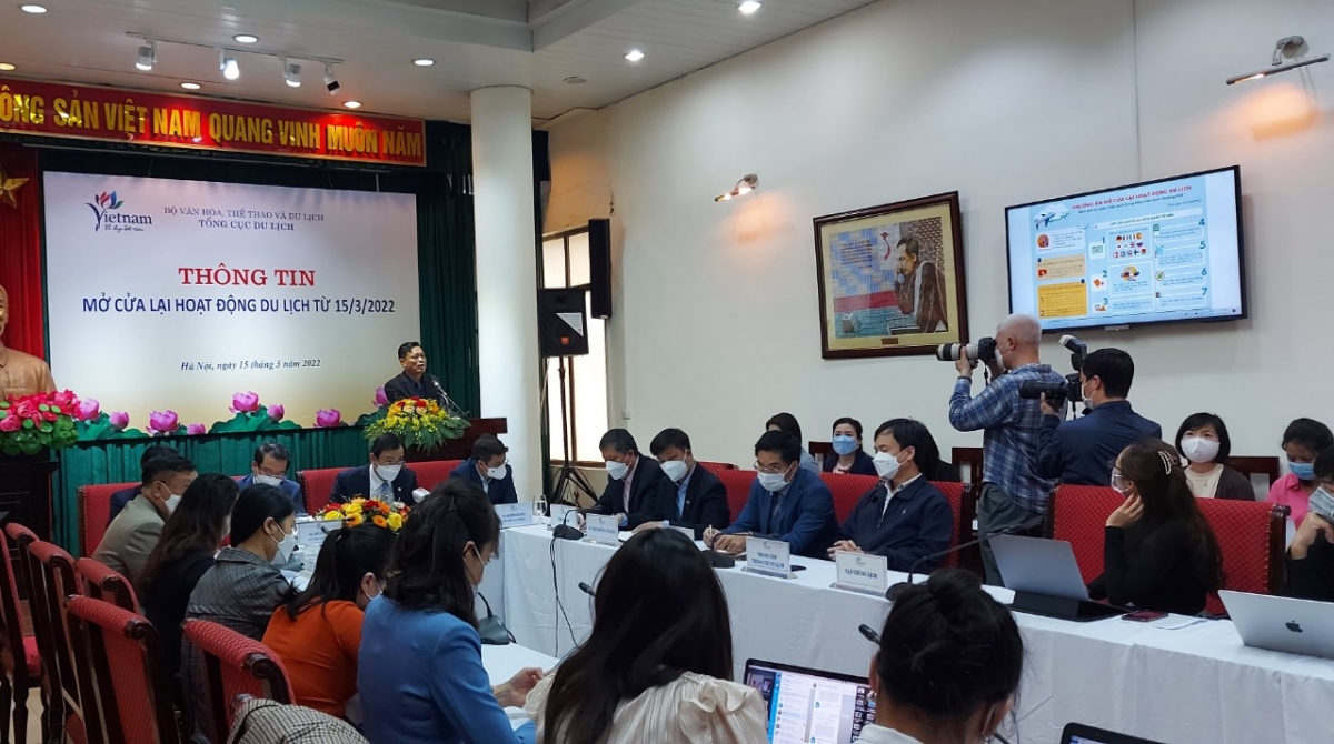 Quang cảnh họp báo