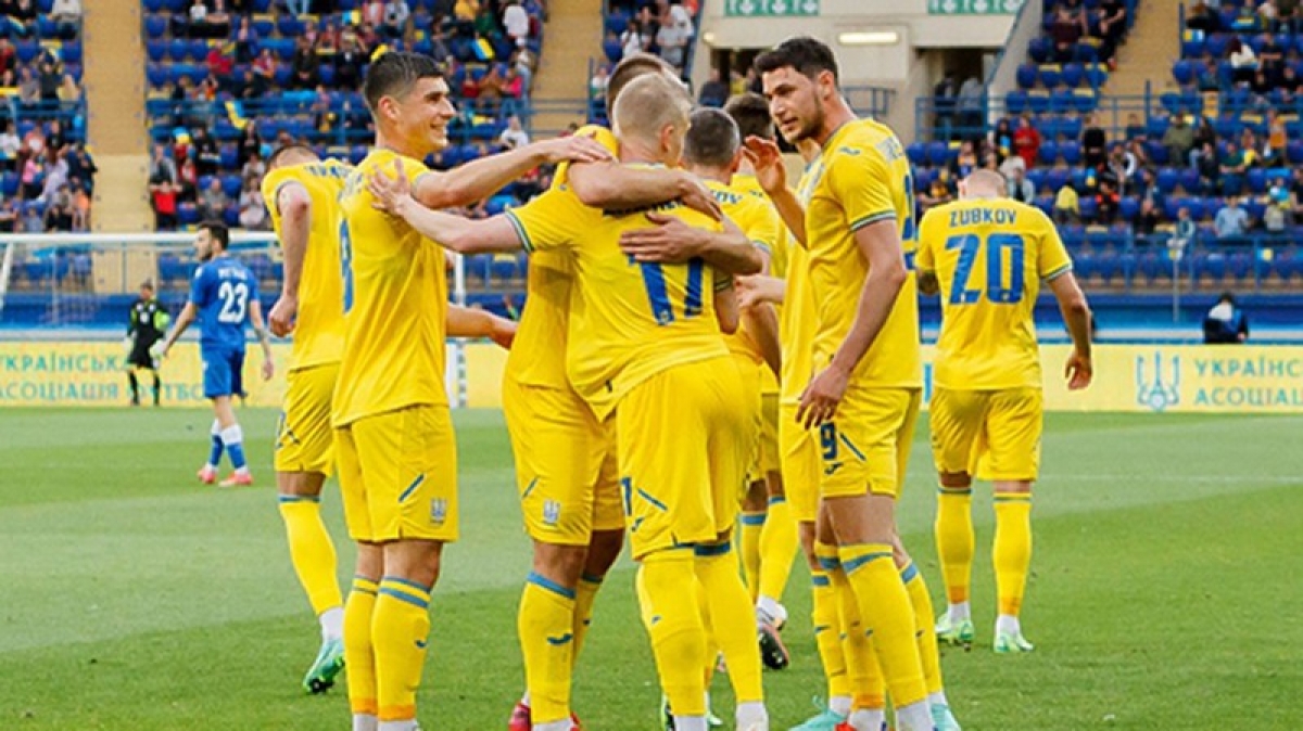 Tuyển Ukraina xin hoãn trận làm khách với Scotland tranh vé vớt đi World Cup 2022. Ảnh: Getty