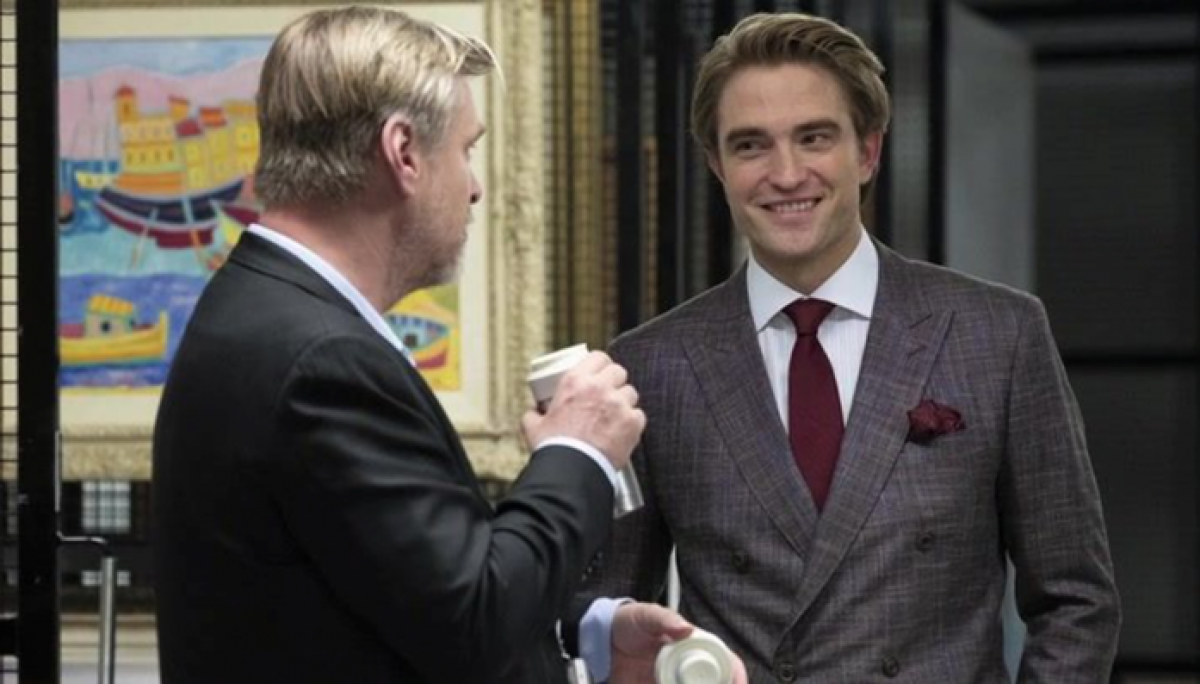 Đạo diễn Christopher Nolan và Robert Pattingson