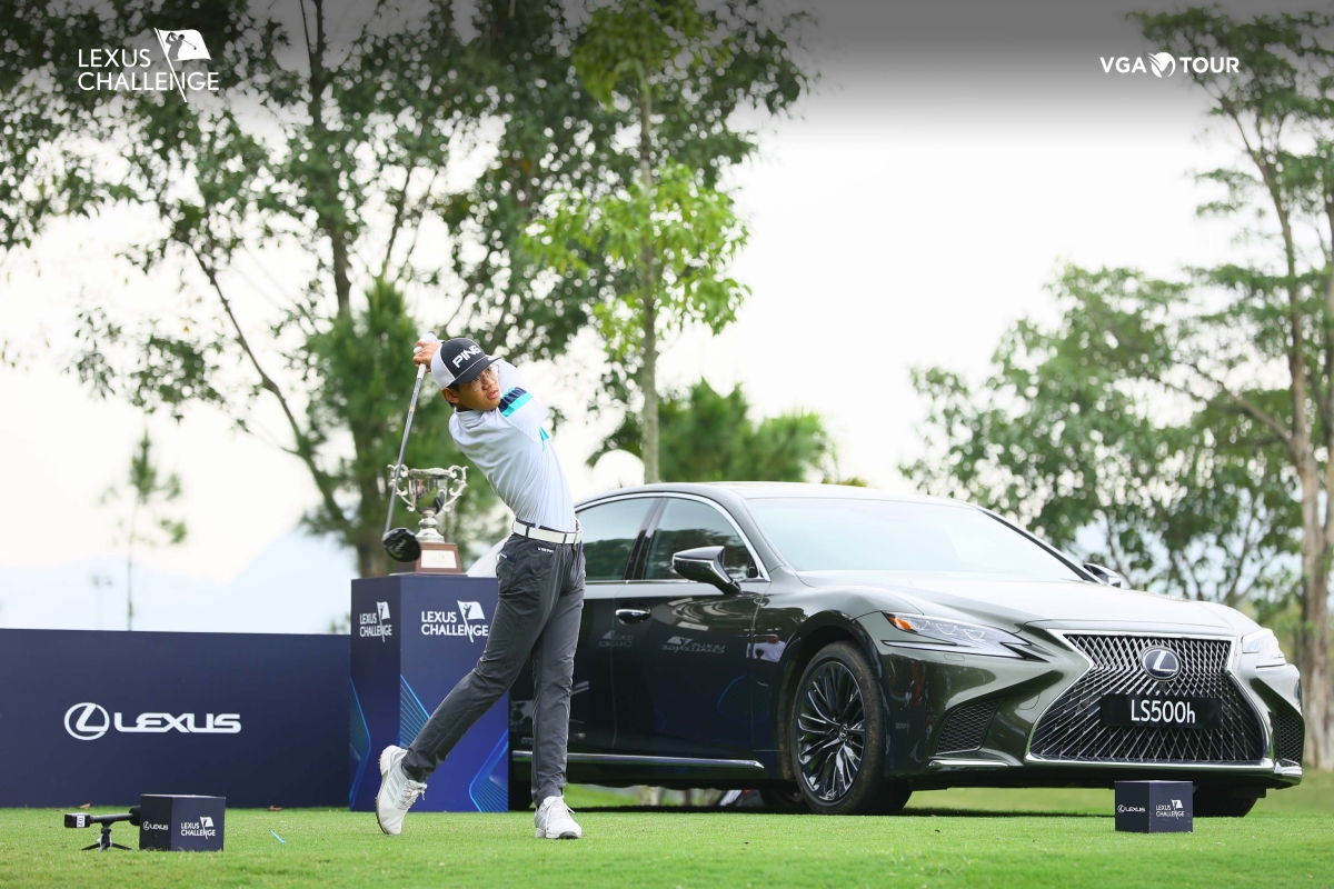 Lê Khánh Hưng - golfer trẻ nhất giải có ngày thi đấu xuất sắc để đứng đồng hạng 2