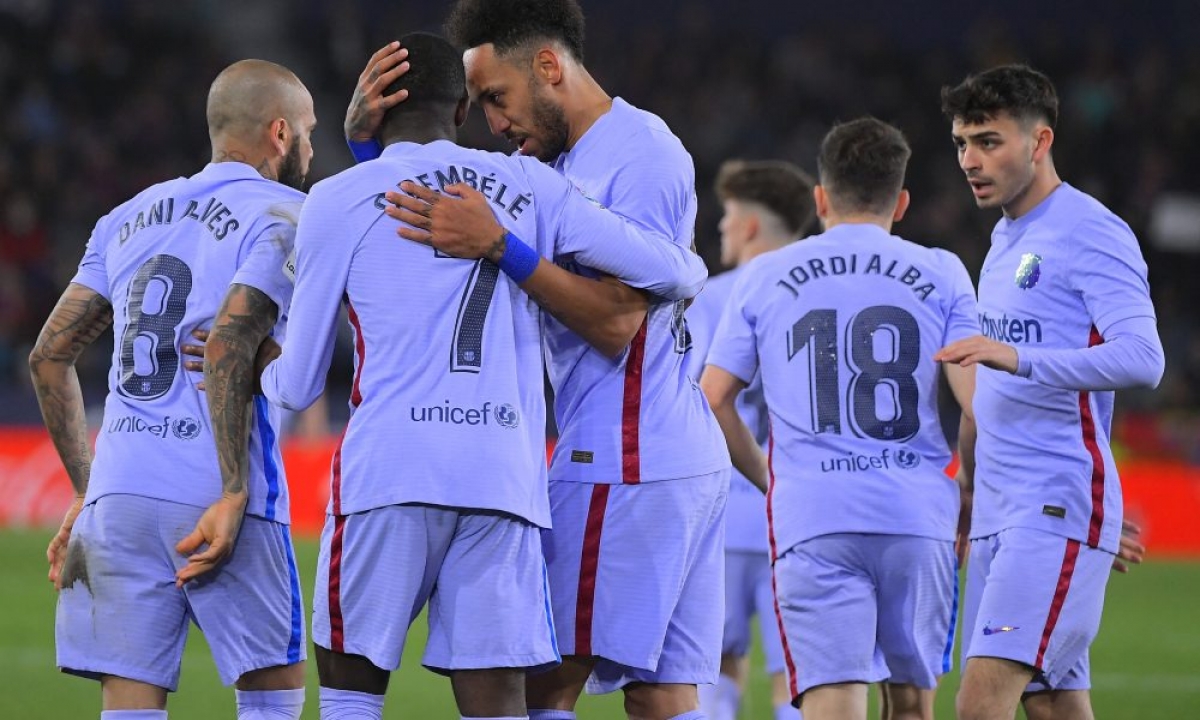 Barcelona thắng nhọc Levante (Ảnh: Internet)