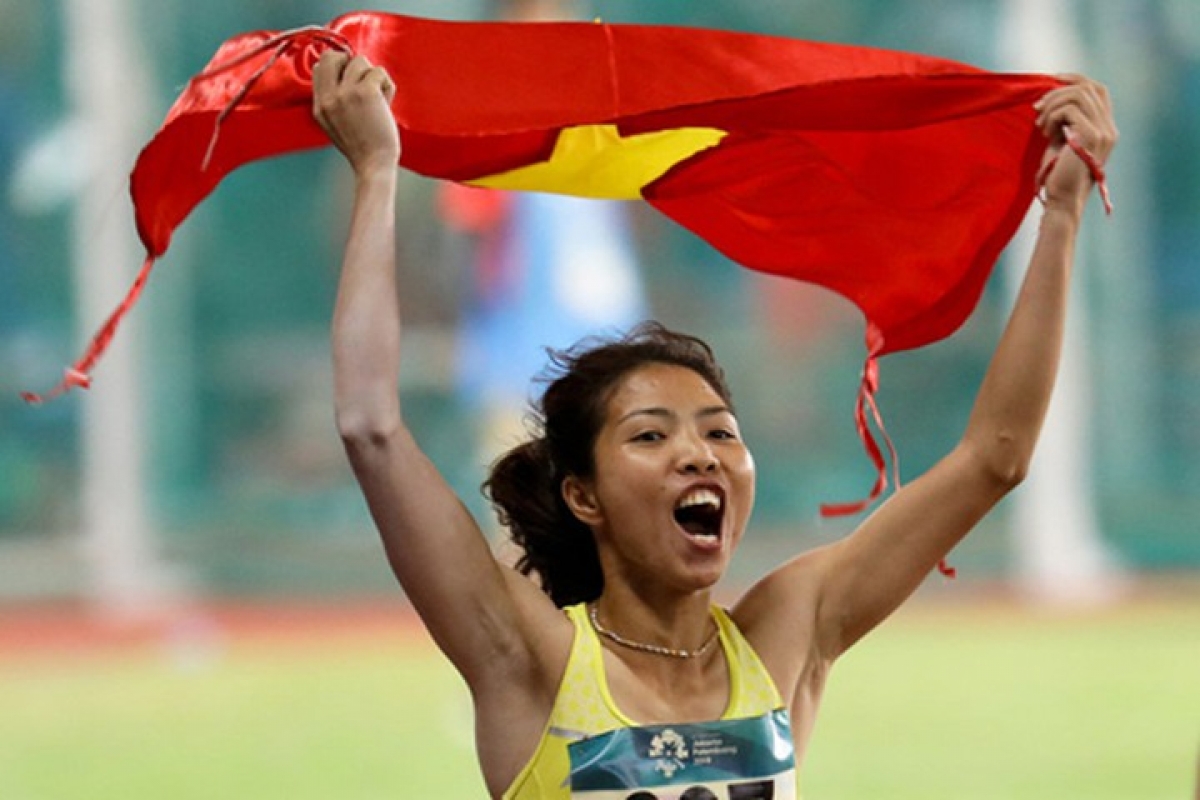 “Nữ hoàng nhảy xa” Bùi Thị Thu Thảo