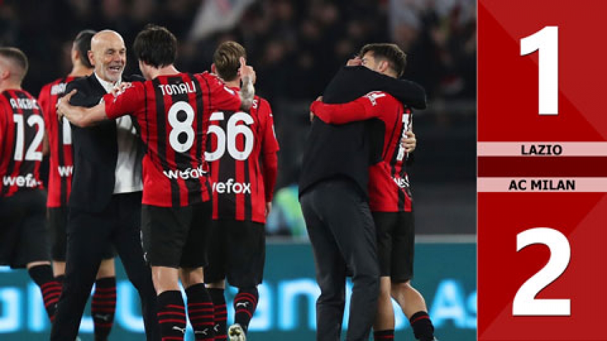 Vượt qua Lazio, AC Milan lấy lại ngôi đầu bảng từ Inter Milan (Ảnh: Internet)