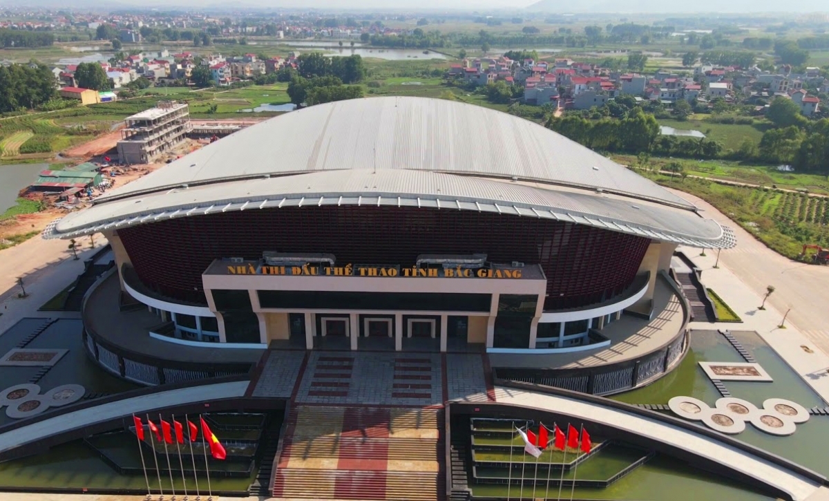 Nhà thi đấu tỉnh Bắc Giang - nơi tổ chức môn cầu lông SEA Games 31