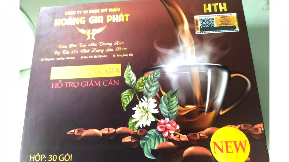 Sản phẩm cafe giảm cân được phát hiện có chứa 2 chất cấm