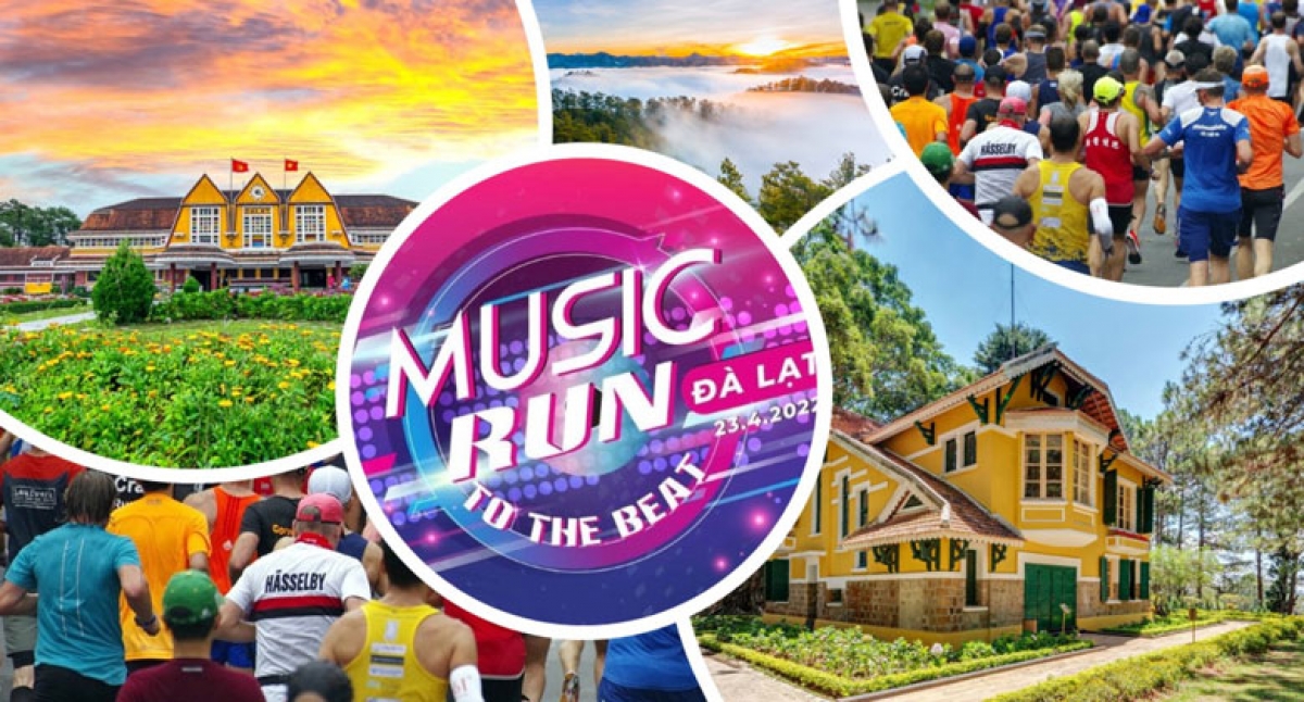 Poster Giải chạy Da Lat Music Run 2022