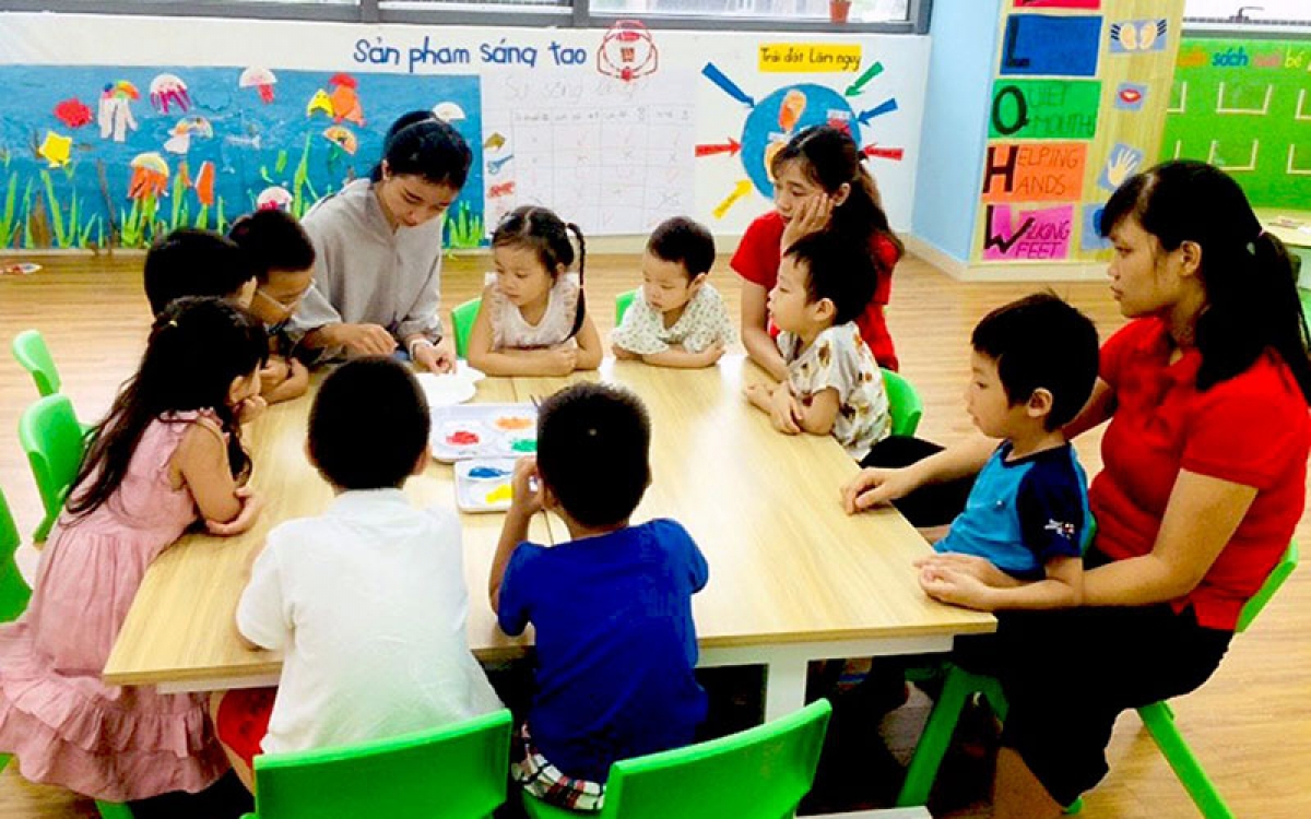 Suốt 2 năm qua, khối trường mầm non, tiểu học dân lập điêu đứng vì ảnh hưởng bởi dịch Covid-19. Việc trường phải đóng cửa thời gian dài khiến hàng ngàn giáo viên phải bỏ nghề. (Ảnh: minh họa)