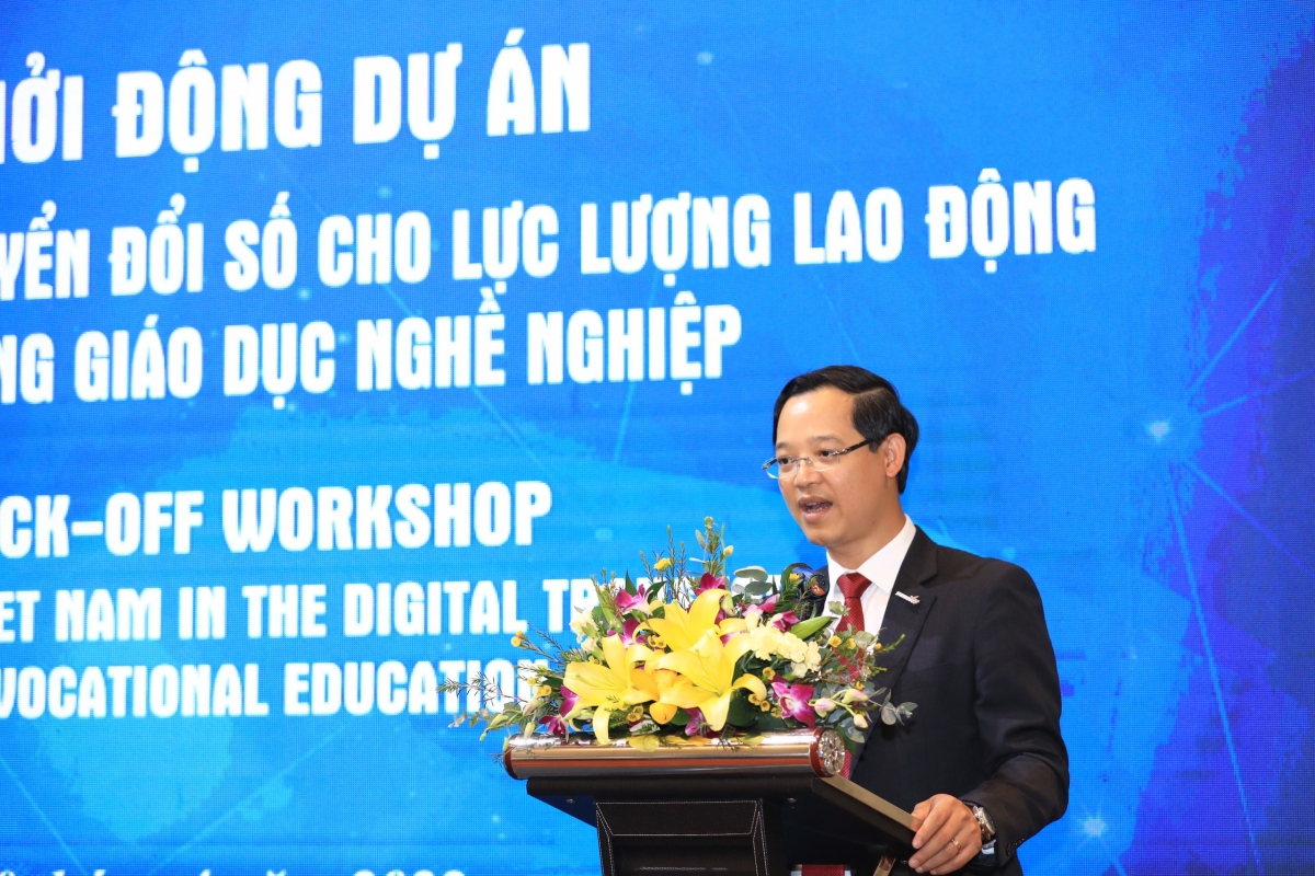 TS Trương Anh Dũng, Tổng cục trưởng Tổng cục giáo dục nghề nghiệp (Bộ LĐ-TB&XH)
(Ảnh: baotintuc.vn)