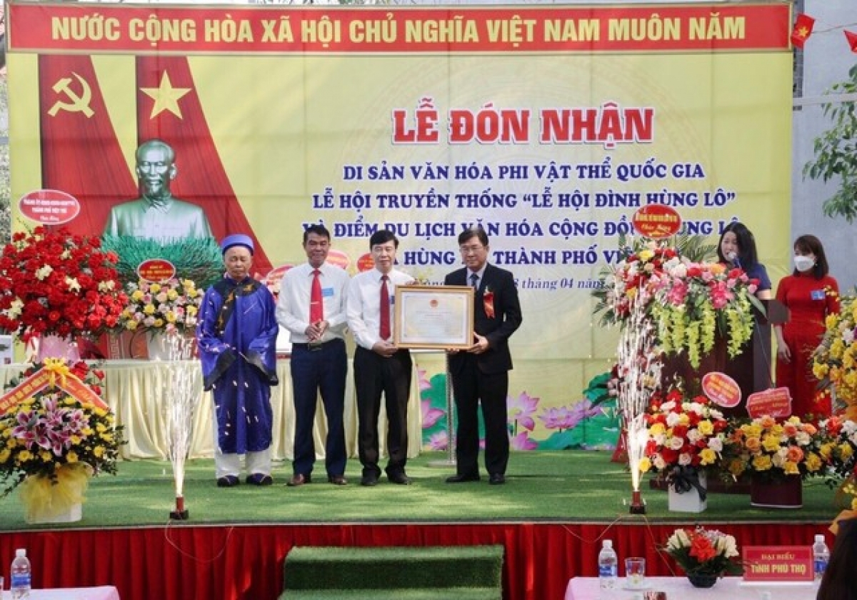 Lễ đón nhận di sản văn hóa phi vật thể quốc gia và Điểm du lịch văn hóa cộng đồng Hùng Lô có ý nghĩa rất quan trọng trong thời điểm tỉnh Phú Thọ tổ chức các hoạt động Giỗ tổ Hùng vương – Lễ hội Đền Hùng năm Nhâm Dần 2022